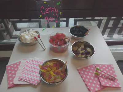 Das Candy-Büffet