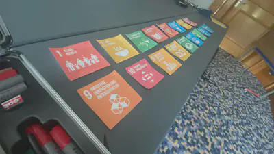 Die Nachhaltigkeitsziele der Vereinten Nationen. Quelle: Axel Dürkop